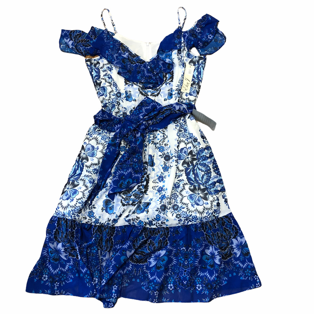 Eliza J Women's Blue Dress Size 10 P EJ7P5520